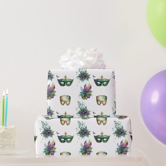 Mardi Gras-masker Presentpapper (Festgåvor)