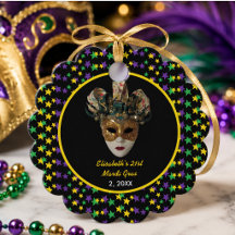 Mardi Gras-maskerad 21-årsfest