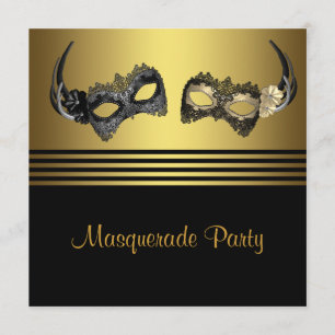 Mardi Gras Maskerad Maskerad Fest Inbjudningar