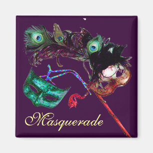 MARDI GRAS MASKERADEFEST MAGNET