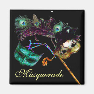MARDI GRAS MASKERADFEST MAGNET