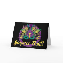 Mardi Gras maskerar jul - fransk