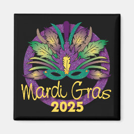 Mardi Gras-maskmagnet - 2025 Magnet