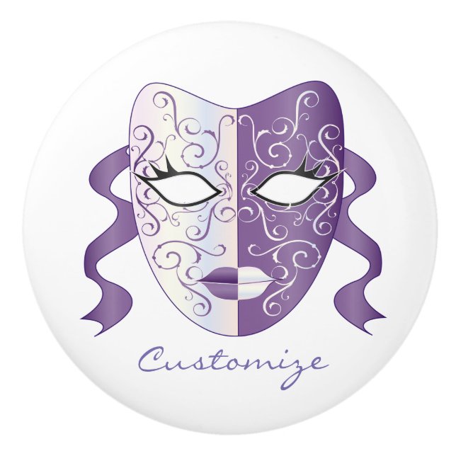 Mardi Gras MaskThunder_Cove Knopp (Framsidan)