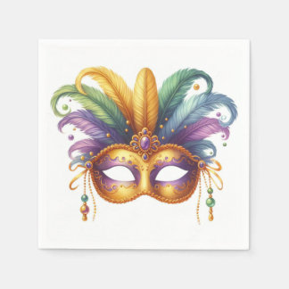 Mardi Gras Masquera Pappersservett