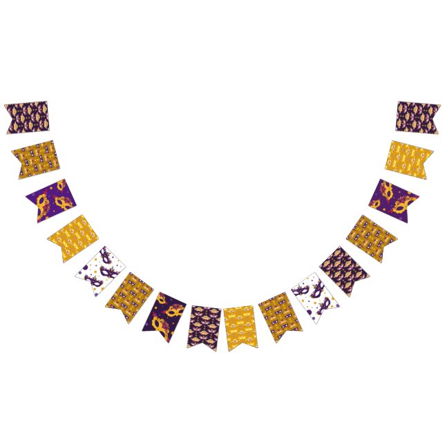 Mardi Gras MasqueraCarnaval Vimplar (Alla)