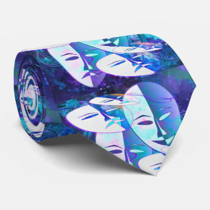 Mardi Gras Masquerad Maskerad Halsduk Slips