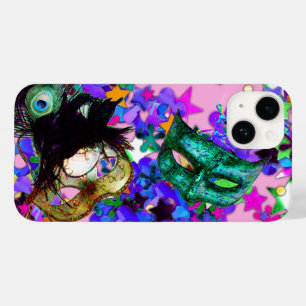 MARDI GRAS MASQUERADE BOLL MASK CONetti