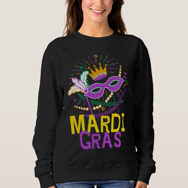 Mardi Gras Masquerade Mardi Parade Costume Mens &  T Shirt (Framsida)