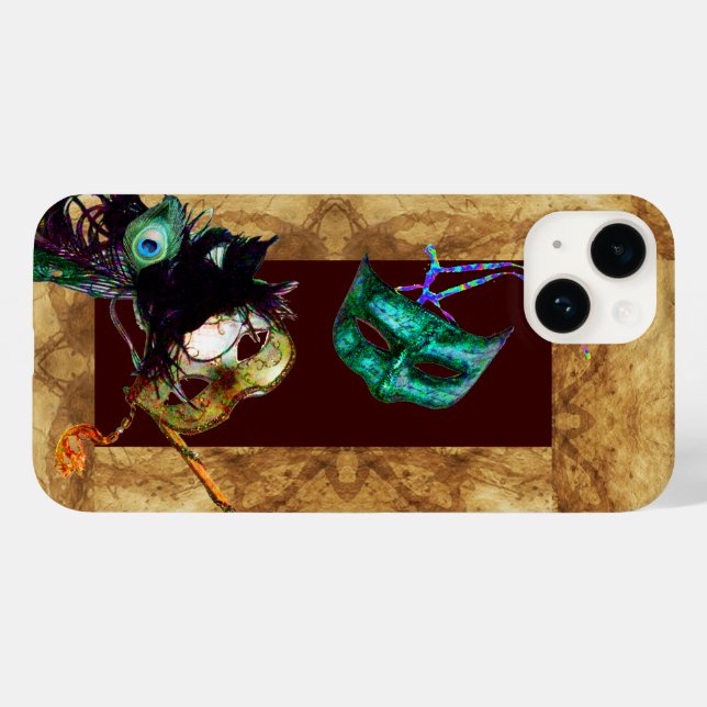 MARDI GRAS MASQUERADE-parchment (Baksida (horisontell))