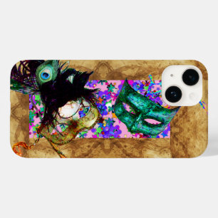 MARDI GRAS MASQUERADE parchment CONetti
