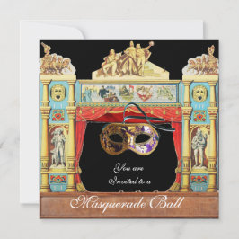 MARDI GRAS MASQUERADEBAL MASKERADTEATER SCEN INBJUDNINGAR