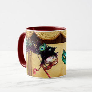 MARDI GRAS MASQUERADEMASKER Teater Scen Mugg