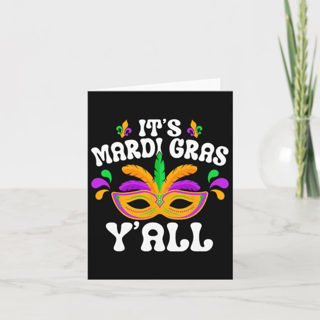 Mardi Gras MasqueraMardi Parad Costume Manar An Kort (Framsida)