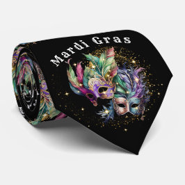 Mardi Gras Masqueramask Neck Tie Slips