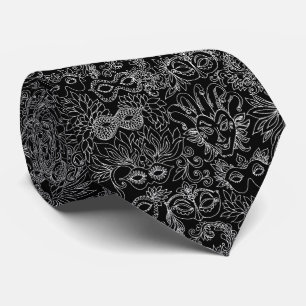 Mardi Gras Masqueramaskerna Black and White Slips