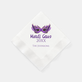 Mardi Gras MasqueraParty Pappra Napkins Pappersservett