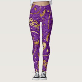 Mardi Gras MasqueraPop Mode Leggings