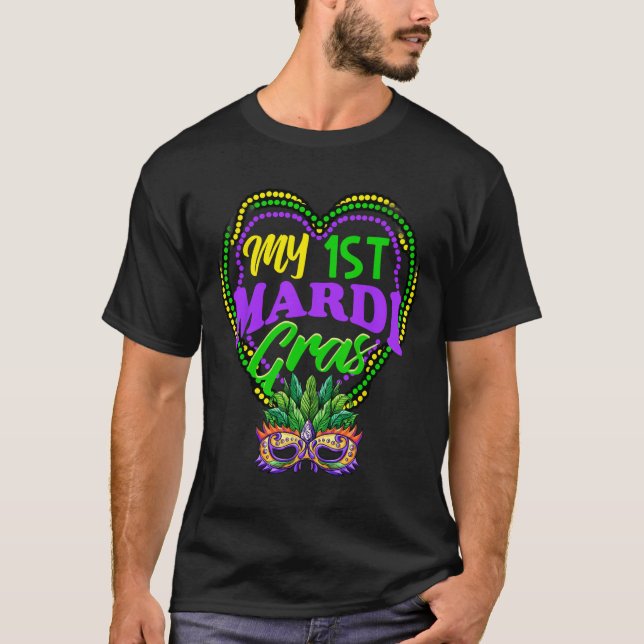 Mardi Gras Min första Mardi Gras T Shirt (Framsida)