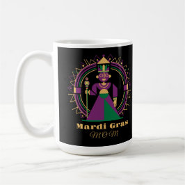 Mardi Gras Mom 2026 Queen Kaffemugg