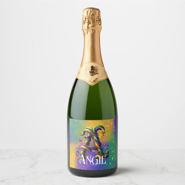 Mardi Gras Monogram Initial A (Framsida)