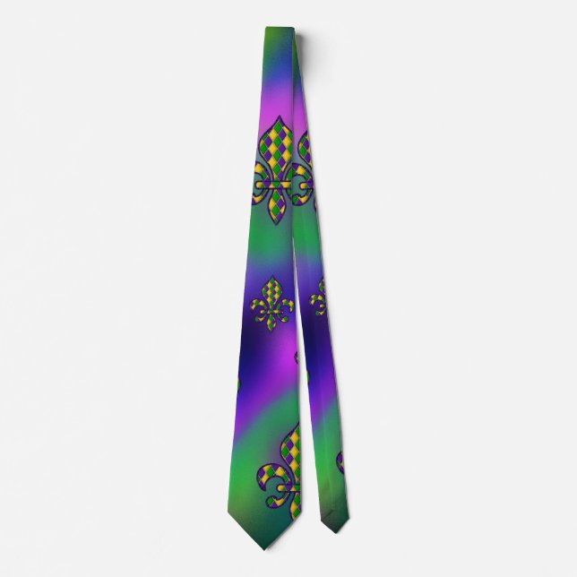 Mardi Gras Mönster Slips (Framsida)