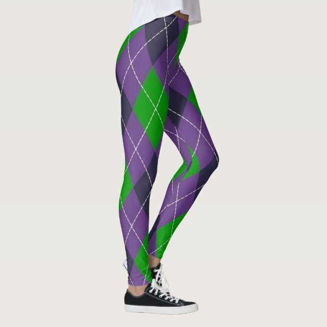Mardi Gras mönstermardi-gras Leggings (Höger)