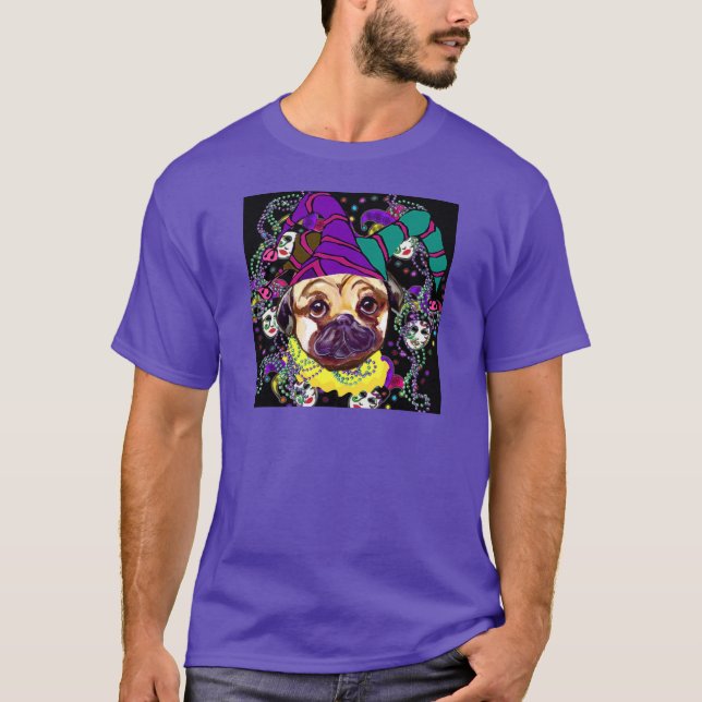 MARDI GRAS MOPS TRÖJA (Framsida)
