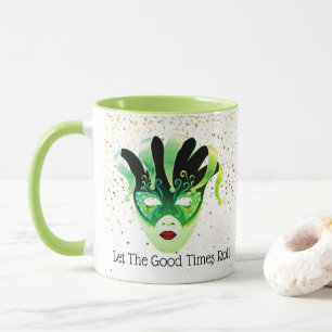 Mardi Gras Mugg-Let Bra Times Roll Mugg