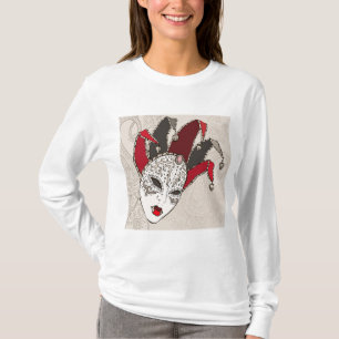Mardi Gras-narrmaskerad venetiansk karneval T Shirt