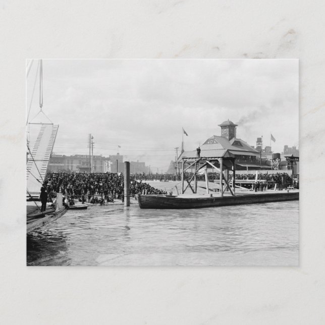 Mardi Gras, New Orleans: 1910 Vykort (Framsida)