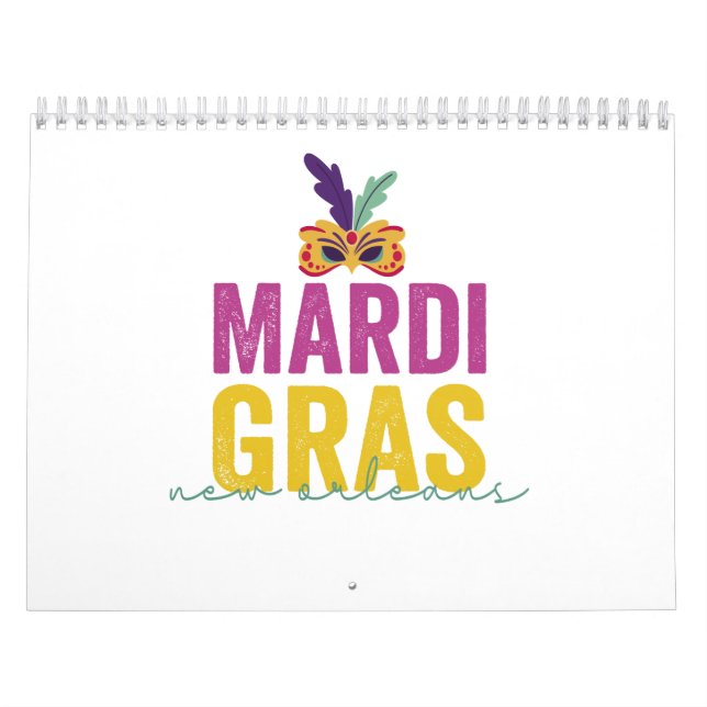Mardi Gras New Orleans 2024 Carnival Gift Kalender (Omslag)