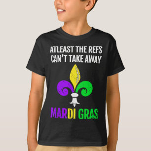 Mardi Gras New Orleans Funny Footbyll Gift T Shirt
