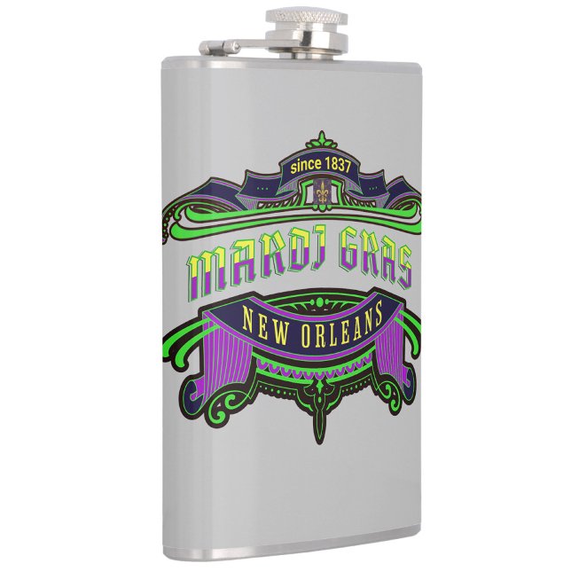 Mardi Gras New Orleans lila Acrylic Tumbler Fickplunta (Skapare uppladdad)