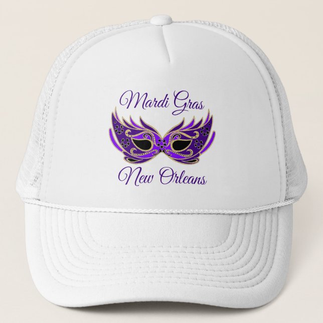 Mardi Gras New Orleans Mask Keps (Framsida)