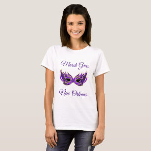 Mardi Gras New Orleans Mask Tee Shirt