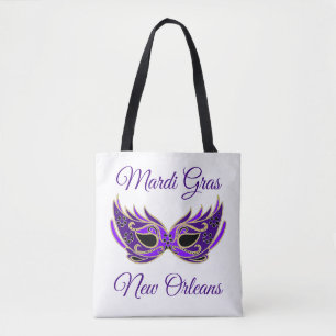 Mardi Gras New Orleans Mask Tygkasse