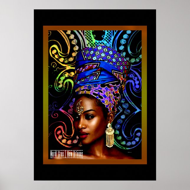 Mardi Gras | New Orleans Poster (Framsidan)