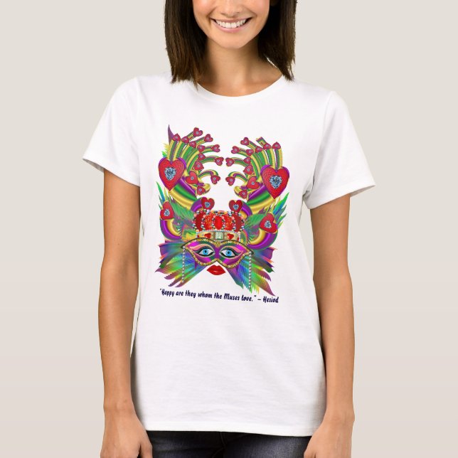 Mardi Gras New Orleans T Shirt (Framsida)