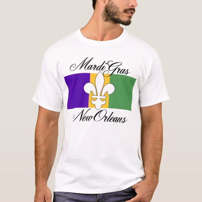 Mardi Gras New Orleans Tee (Framsida)