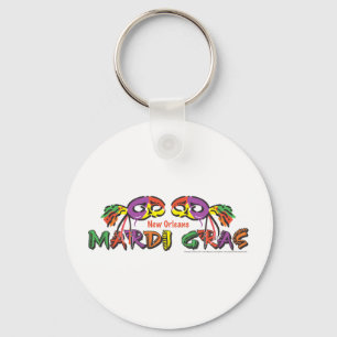 Mardi Gras Nyckelring