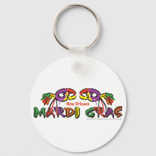 MARDI-GRAS NYCKELRING