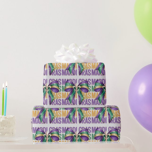 Mardi Gras Och Slingor Presentpapper (Festgåvor)