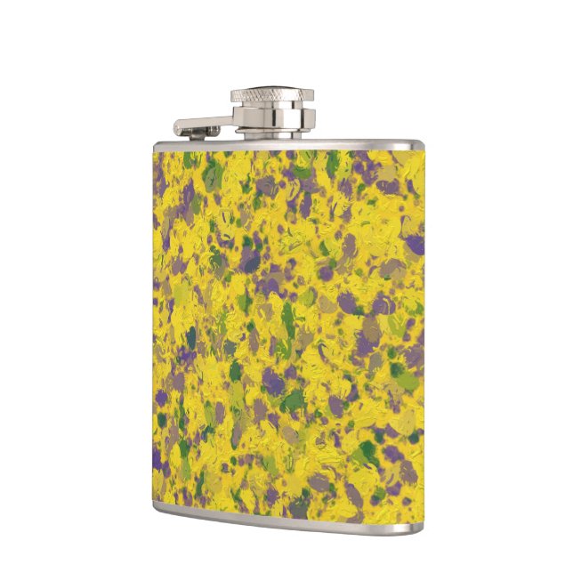 Mardi Gras Oil Abstrakt Fickplunta (Vänster)