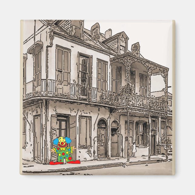 Mardi Gras on Desire St Magnet (Framsidan)