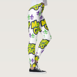 Mardi Gras Ord Leggings
