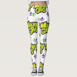 Mardi Gras Ord Leggings