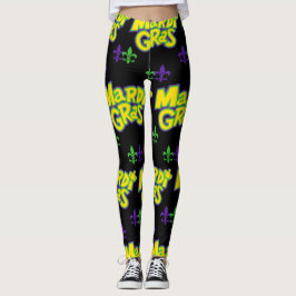 Mardi Gras Ord Leggings