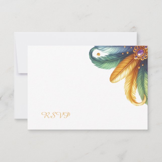 Mardi Gras OSA kort (Framsida)