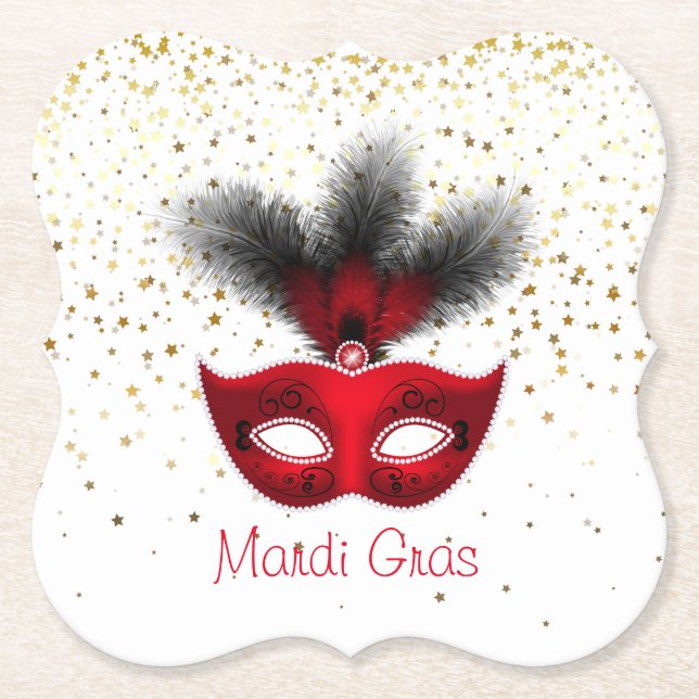 Mardi Gras Papper Underlägg (Framsida)